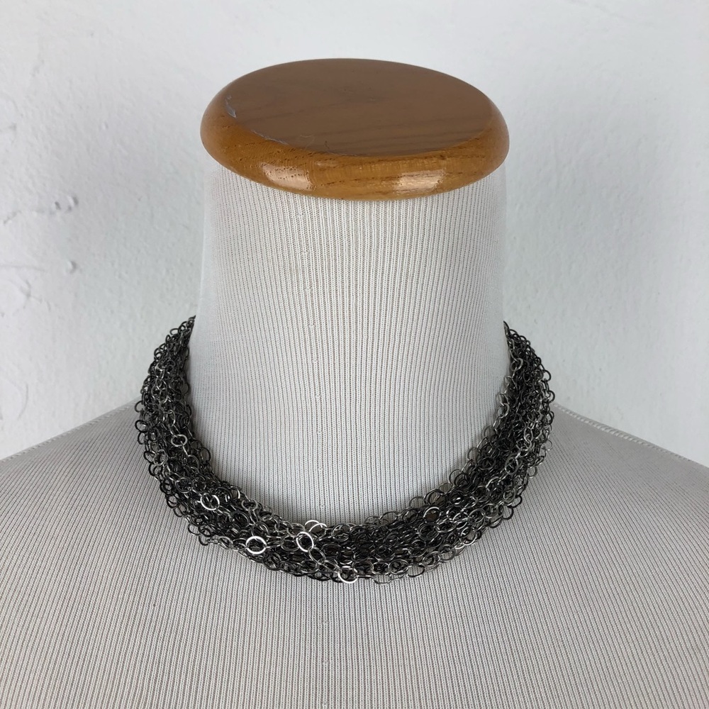 Cara NY Dark Silver Tone Necklace